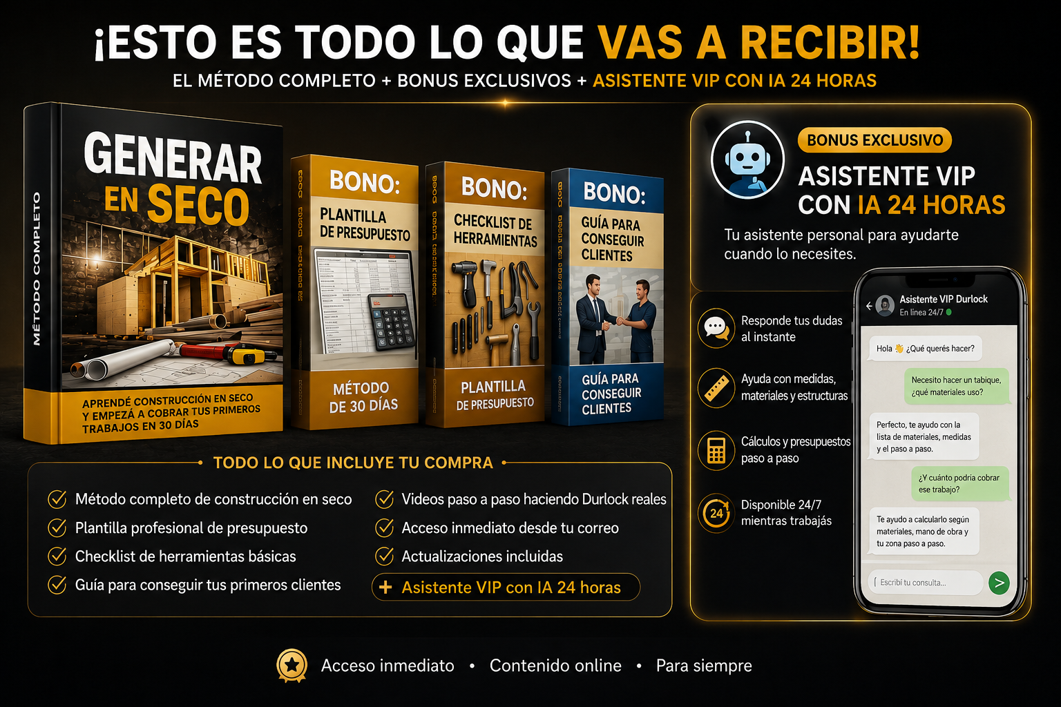 Generar en Seco – Método Completo + Bonus